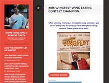 Tablet Screenshot of chefleoperez.com